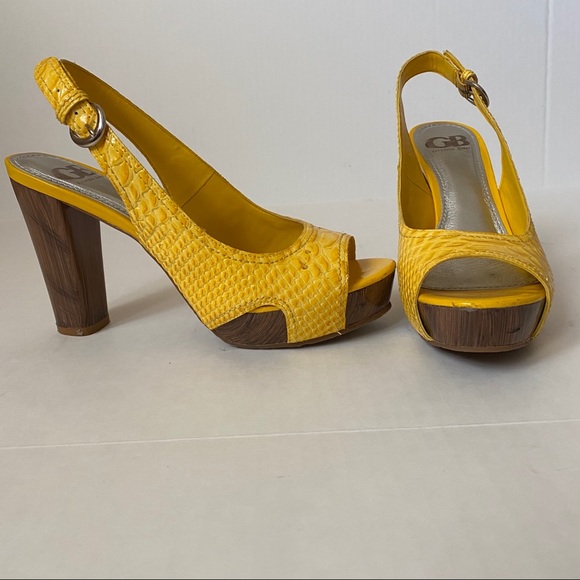 Gianni Bini Shoes - Gianni Bini faux crocodile sling backs